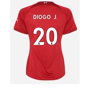 Liverpool Diogo Jota #20 kläder Kvinnor 2022-23 Hemmatröja Kortärmad